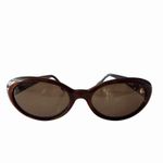 Fendi Vintage Y2K  Oval Sunglasses Blonde Black FF Logo Made in Italy Old Money Photo 4