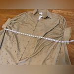 Beige Embellished Women's oversized shirt one size Tan Size L Photo 5