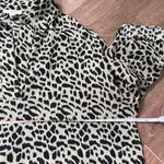 Umgee  Animal Print Lightweight Tunic Dress Top Roll Tab Sleeves ~ Size L Photo 10