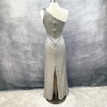 Sorella Vita Sequin Gown Womens 8 Asymmetrical Glam Gala Special Occasion Long Photo 3