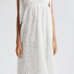 Farm Rio Eyelet Embroidered Midi Dress Size XS NWT Photo 0