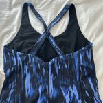 Lululemon Women's Blue Patterned Tank Top Photo 2