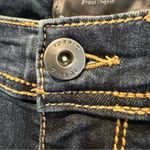 Torrid Luxe Slim Boot Jean Super Stretch Blue Denim Dark Wash size 16 Regular Photo 5