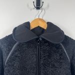 Athleta Jacket Women Size S Black Tugga Sherpa Fleece Full Zip 33019 Active Top Photo 5