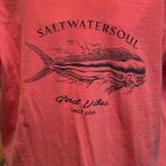 🐡🐡🐡3 for 12🐡🐡🐡Salt Water Soul T shirt Pink Size M Photo 1