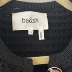 Ba&sh  Bash Gaspard Tweed Cardigan Sweater Black Size Small Photo 6