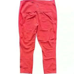 Athleta  All In crop leggings, coral, small, S, 4/6, Workout, Stash pocket, mesh Photo 3