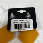 Super Cute Tiger Print NWT Earrings Orange Photo 1