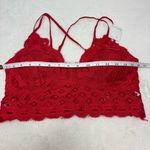 Anemone  Elise Scarlet Lace RED Bralette Size XL‎ NEW Photo 9
