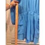 Ramy Brook DJ V Neck Beach Coastal Bright Blue Romper Size XS MSRP $425 NWT Photo 7