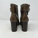 Lands' End  Buckle Ankle Boot Leather Brown Size 8.5‎ Photo 6