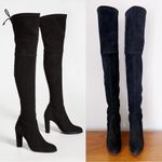 Stuart Weitzman  • Highland Boot over the knee thigh high black suede heeled Photo 3