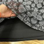 Black & White Catherine’s 3x  3/4 Sleeve Sheer Lined Blouse cottagecore Photo 7