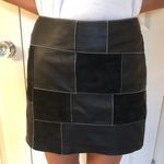 Urban Outfitters Leather/Velvet Mini Skirt Photo 0