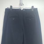 Loft Ann Taylor  ANN Cropped Crop Capri Dress Pants Size 4 Black Dressy Photo 3