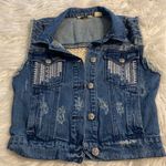 Miss Me  Jeans Jacket/Vest size S excellent condition length 19” bust 30” Photo 10