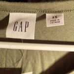 Gap NWT V-Neck Sleeveless Tunic Tank Top Dress Blouse Size XS Olive Green Photo 2