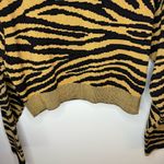 Proenza Schouler Tiger Stripes Knit Cropped Cut Sweater Photo 9