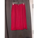 Liz Claiborne Red Silk Suit Dress, Size 8 Petites, Vintage Double Breasted Dress Photo 7