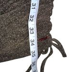 n:philanthropy NWT  Demetra Long Sleeve Gold Black Metallic Midi Dress SMALL Photo 8