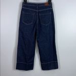 ZARA  wide leg crop high waisted jeans size 6 Photo 4