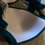 Sportlike Teal Padded Halter Bikini Top Size Medium Blue Photo 3