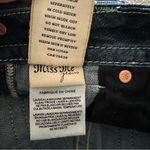 Miss Me  Y2K Signature Dark Wash VTG Tribal Blue Jean Shorts with Embroidery Photo 7