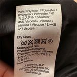 Madewell NWT  Women's Black Double-Breasted Trench Coat Size S Wool Winter Cozy Photo 10