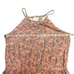 Aventura dress women's size L orange pattern pockets Pima cotton sustainable Size L Photo 4