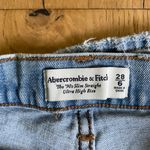 Abercrombie & Fitch Ultra High Rise Slim Straight 90s Jeans Photo 3