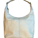 Etienne Aigner Vtg Purse Cream Leather Hobo Handbag Photo 0