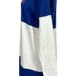 Bobo Choses Nautical Anchor Bi Color Striped Colorblock Knitted Sweater Dress Blue Photo 4