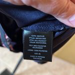 Three Pink Hearts  Navy Blue Floral Romper Short Sleeve Open Back Zip Size XS Photo 12