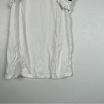 CAbi #5199 Topspin Knit Ruffle Top White Sz S Photo 4