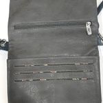 Espe Vegan Leather Cat Floral Crossbody Bag Blue Whimsical Applique Purse Photo 14