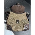 Coach Vintage Y2K Soho Shoulder Bag 6376 Signature Canvas Leather Trim Logo C Photo 5