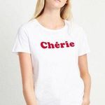 French Connection NWT  CHERIE SLOGAN T-SHIRT Photo 0