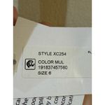 XScape  Women's  Printed Chiffon High-Low Midi Dress Pink Floral‎ Size 6 Photo 7