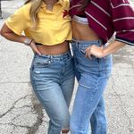 Vintage Iowa State Cropped Polo Yellow Photo 2