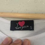 🦋 Your Eyes Lie Nautical Anchor Print White Crop Top Summer Casual Beach Small Photo 1