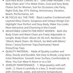 Leather and Chain Body Jewelry Silver Photo 10