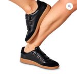 Anthropologie NWOB SILENT D SEENA SNEAKER BLACK LEATHER. Size EU 37. MSRP $135 Photo 1