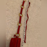 Lic benoit Luc Benoit vintage red leather belt bag Photo 12