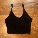 Debut black crochet tank top Photo 0