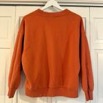 Banana Republic orange seam front crewneck sweatshirt size M Photo 5