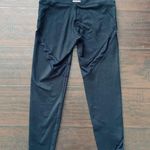 Aerie Black Mesh High-Rise/Waisted Cropped 23" Tights/Leggings | Size: S Photo 5