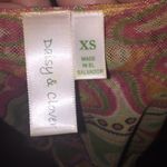 Colorful Daisy & Clover Floral 70’s Style Tank Top Size XS Photo 5