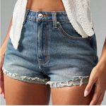 Missguided  Blue Jean Shorts Photo 1