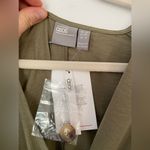 ASOS NWTs  Mini Dress Sage Green Above Knee Resort Vaca Yacht Button Summer Boho Photo 9