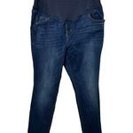Old Navy  Maternity Full Panel Skinny Dark Rinse Jeans Women's 18 Photo 0